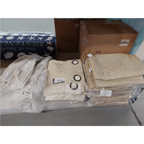 LOT DE 29 RIDEAUX DIVERS (VALEUR DÉTAIL: 800+$)