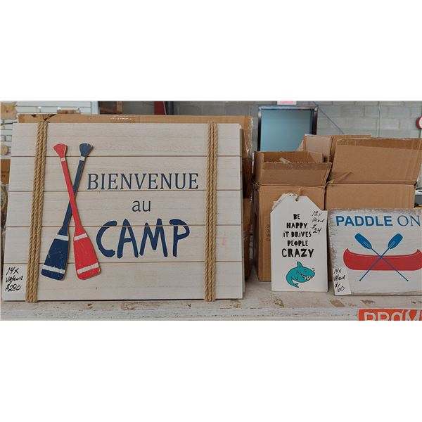 LOT DE 100+ ARTICLES DÉCO EB BIUS DIVERS (VALEUR DÉTAIL: 700+$)