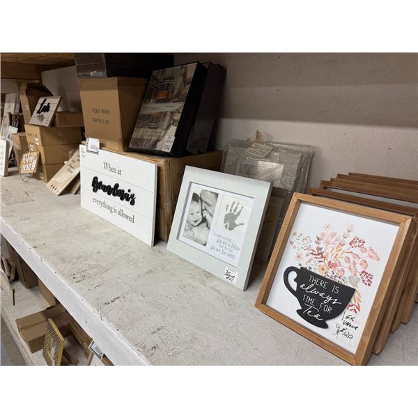 LOT DE 30+ DÉCORATION MURALES DIVERS (VALEUR DÉTAIL: 900+$)