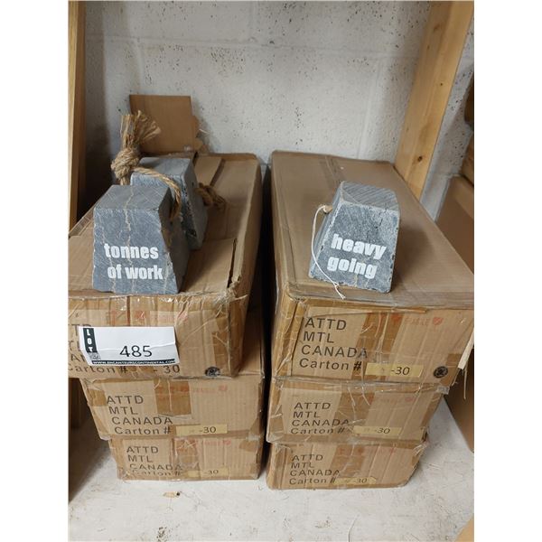 LOT DE BUTOIR HEAVY GOING EN PIERRE (VALEUR DE 125+$)