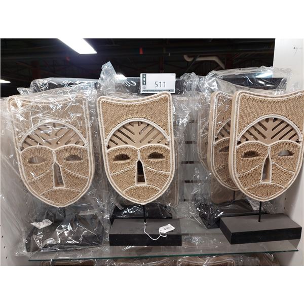 LOT DE 12 DECORATION MASQUE EN JUSTE (VALEUR DE 300+$)