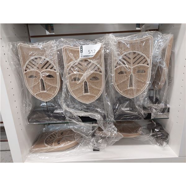 LOT DE 12 DECORATION MASQUE EN JUSTE (VALEUR DE 300+$)