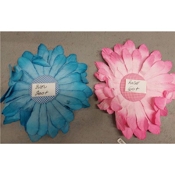 LOT DE 450+ FLEURS DE PAPIERS” MARGUERITE “ (VALEUR DE 1000+$)
