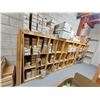 Image 3 : LOT DE 19 ETAGERES EN BOIS 27”X14”X60