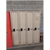 Image 3 : LOT DE 3 VESTIAIRE 4 PORTES