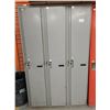 Image 2 : LOT DE 2 VESTIAIRES 3 PORTES ASS.