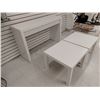 Image 2 : LOT DE 4 ENSEMBLES DE 3 TABLES