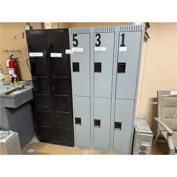 LOT DE 2 SECTIONS DE CASIERS ASORTIS