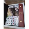 Image 2 : 2 YELLOW MOUNTAIN MAHJONG SETRS,  WOOD CASED, AND SOFT CASE SETS