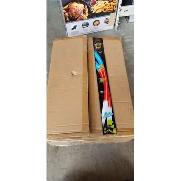 NEW CASE OF 22  TRI COLOR GLOW NECKLACE'S, 144 2PACKS, TOTAL 288PC