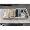 Image 1 : 2 LARGE BOXES OF ASSORTED HOCKEY AND BASEBALL CARDS AND PROTECTIVE SLEEVES ETC.