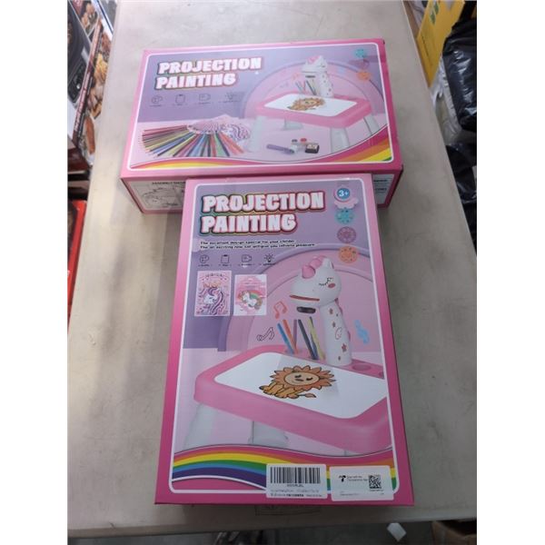 2 NEW PROJECTION PAINTING SETS