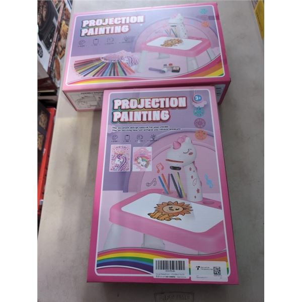 2 NEW PROJECTION PAINTING SETS