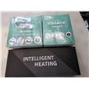 Image 1 : NEW HEATED GLOVES AND 2 ALCOHOL WIPE BOXES, 220 AND 300PC COUNTS