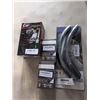 Image 1 : NEW CAR DOOR HANDLE, 2 NEW CAR MAGNETIC PHONE HOLDERS AND NEW CARBON FIBRE STEERING WHEEL COVER