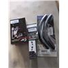 Image 1 : NEW CAR DOOR HANDLE, 2 NEW CAR MAGNETIC PHONE HOLDERS AND NEW CARBON FIBRE STEERING WHEEL COVER