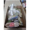Image 1 : 10 NEW PET HAIR ROLLERS, DOGGY WASTE BAGS AND HOLDERS, AND 3 PACK OF PET BLANKETS 23 INCH X 16