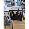 Image 2 : 15 NEW BLACK METAL 2PC NAPKIN HOLDER SETS, 32 TOTAL HOLDERS