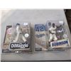 Image 1 : MCFARLANE FIGURES JOE DIMAGGIO AND JACKIE ROBINSON