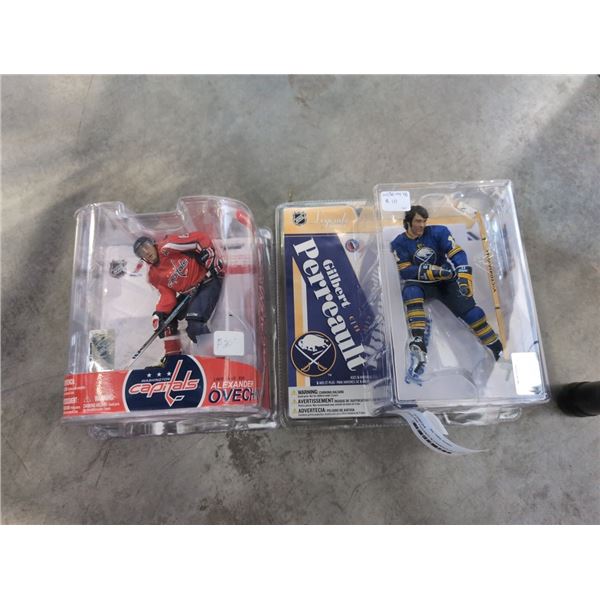 MCFARLANE FIGURES ALEXANDER OVECHKIN AND GILBERT PERREAULT