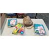 Image 1 : GHILLIE SUIT, 2 RACER POOL INFLATABLES WITH WATER WINGS AND 2 IN 1 CARTOON TRUCK AND TRACTOR SET