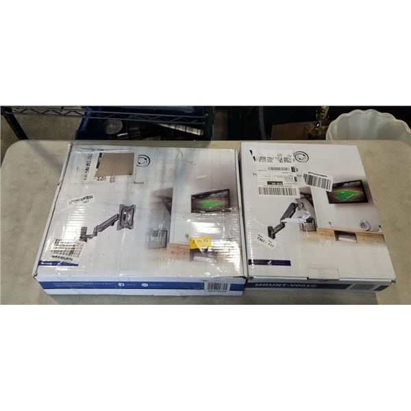 VIVO PREMIUM ALUMINUM TV WALL MOUNT AND SINGLE ARM MONITOR WALL MOUNT