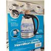 Image 3 : HAMILTON BEACH 1L COMPACT GLASS ELECTRIC KETTLE - TESTED WORKING
