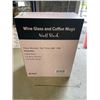 Image 2 : HOW WOMEN TELL TIME WINE GLASS AND COFFEE MUG WALL RACK - INCLUDES 4 WINE GLASSES AND 4 COFFEE MUGS