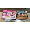 Image 3 : 2 PREXTEX 2 IN 1 CARTOON POLICE AND RACE CAR SETS, MY FIRST CASH REGISTER AND SAFARI ANIMALS