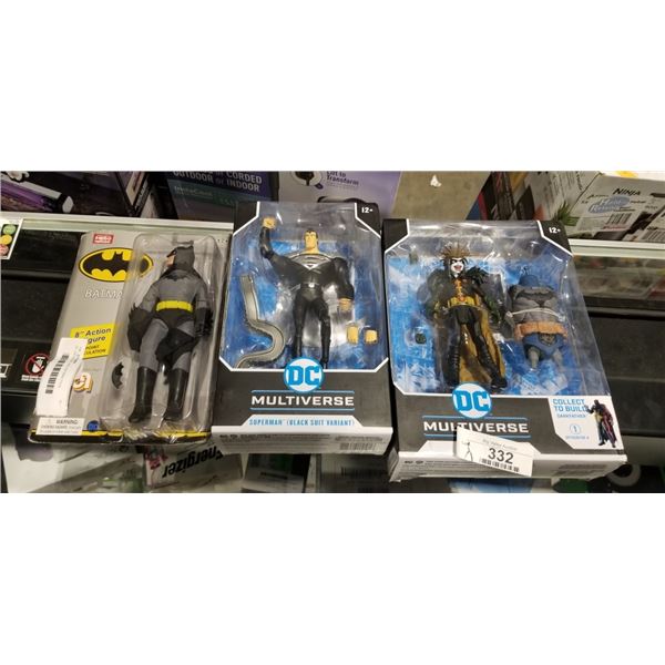 DC UNIVERSE AND BATMAN TOYS