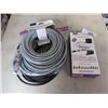 Image 1 : RETRACTABLE UNIVERSAL 67W LAPTOP CHARGER WITH 14 ADAPTER TIPS AND CAT 6 ETHERNET CABLES