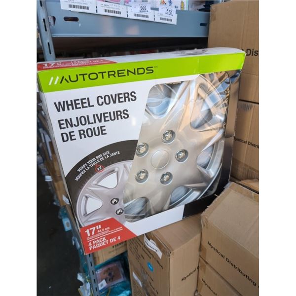 NEW SET OF 17 INCH PREMIUM AUTO TRENDS WHEEL COVERS