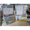 Image 2 : 2 IN 1 CARTOON TRUCK AND TRACTOR SET AND THREE TWO IN 1 POLICE AND RACE CAR SETS