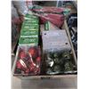 Image 1 : LARGE LOT OF NEW CHRISTMAS DECOR, INCLUDING LIGHT SETS, BALLS, AND TREE STORAGE BAG