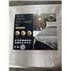 Image 3 : 2 NEW  KINGSIZE 4PC LUXURY SATIN SHEET SETS, CHAMPAGNE AND TAUPE