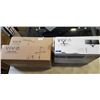 Image 1 : VIVO PNEUMATIC ARM DUAL MONITOR WALL MOUNT, DUAKL MONITOR DESK MOUNT, AND DUAL MONITOR EXTRA TALL DE
