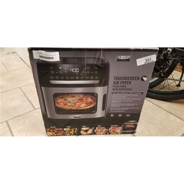 BELLAPRO 12.6QT AIR FRYER PIZZA OVEN - TESTED WORKING, RETAIL $299