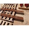 Image 8 : Pair Forklift Forks 6ft Long