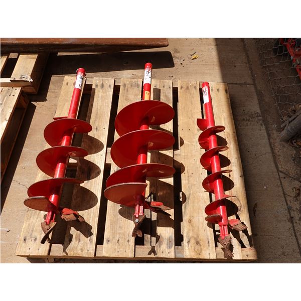 Qty 3 Ground Auger Bits