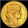 1914 France 20 Francs Rooster CHOICE BU