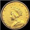 1854 Indian Princess Head Gold Dollar NEARLY UNCIRCULATED