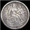 Image 1 : 1856 Seated Liberty Dime NICELY CIRCULATED