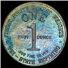 Image 1 : This is a 1976 Tri-State Refining 1 oz S GEM BU