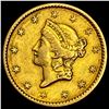 Image 1 : 1850 Liberty Head Gold Dollar CLOSELY UNCIRCULATED