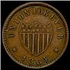 Image 2 : 1864 Civil War Token "Union Forever" NEARLY UNCIRCULATED