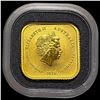 Image 1 : 2016 Australia $15 Gold Square Coin GEM BU