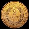 Image 2 : 1864 Two-Cent Piece CHOICE AU