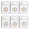 1941-1943 GEM BU Walking Liberty Half Dollar[6 Coins] NGC MS63/64