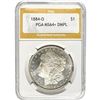Image 1 : 1884-O Morgan Silver Dollar PGA MS64+ DMPL