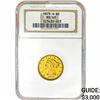 Image 1 : 1879-S $5 Gold Half Eagle NGC MS60